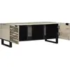 Image de vidaXL Table basse blanche 100 x 54 x 40 cm en aggloméré