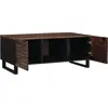 Image de Table basse - 100X54X40 Cm, en bois massif et matériaux d'ingénierie. Lumarko