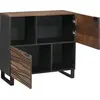 Image de vidaXL Buffet brun 80 x 33 x 75 cm bois de manguier massif