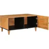 Image de vidaXL Table basse marron clair 100 x 54 x 40 cm en aggloméré