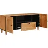 Image de vidaXL Élément TV avec étagère brun clair 105 x 33 x 46 cm Bois composite