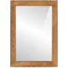 Image de vidaXL Miroir mural rectangulaire 70 x 50 cm en bois d'ingénierie et verre