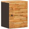 Image de Cabinet De Salle De Bain Suspendu Naturel 38 X 33 X 48 Cm Vidaxl