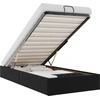 Image de vidaXL Lit ottoman sans matelas noir 90x200 cm similicuir