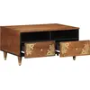 Image de Table basse 80X54X40 Cm en bois de manguier massif Lumarko !