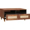 Image de vidaXL Table basse, 80 x 54 x 40 cm, en bois massif de mangue