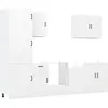 Image de vidaXL Ensemble d'armoires de cuisine Kalmar 7 pièces blanc bois composite
