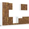 Image de vidaXL Ensemble d'armoires de cuisine Kalmar 7 pièces chêne fumé bois composite