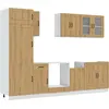 Image de vidaXL Ensemble de 8 armoires de cuisine Kalmar Chêne Artisan Bois composite