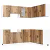 Image de vidaXL Ensemble de 11 armoires de cuisine Porto aspect vieux bois Matériau dérivé du bois