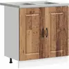 Image de Armoire de cuisine vidaXL Kalmar en bois recyclé 80 x 46 x 81,5 cm, aggloméré