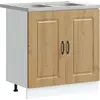 Image de Armoire de cuisine vidaXL avec porte, modèle Kalmar, chêne artisanal, 80 x 46 x 81,5 cm