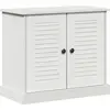 Image de vidaXL Armoire sous lavabo VIGO blanc et blanc antique 68 x 34 x 59 cm