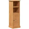 Image de vidaXL Armoire de salle de bain VIGO brun et brun miel 37 x 34 x 110 cm