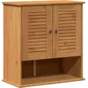 Image de vidaXL Armoire de salle de bain VIGO brun et brun miel 67,5 x 34 x 71,5 cm