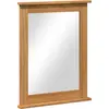 Image de vidaXL Miroir VIGO brun miel 55,5 x 5 x 70 cm Pin massif