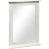 Image de Miroir VIGO de vidaXL, blanc antique, 55,5 x 5 x 70 cm, bois de pin massif