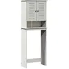 Image de vidaXL Armoire de toilette VIGO blanc et blanc antique 60 x 27 x 161 cm