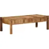 Image de Table basse 110X55X35 Cm Bois massif recyclé Lumarko