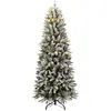 Image de vidaXL Sapin de Noël artificiel avec neige 150 LED 120 cm