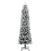 Image de vidaXL Sapin de Noël artificiel avec neige 300 LED 180 cm