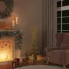 Image de vidaXL Sapin de Noël LED 80 LED blanc chaud 120 cm