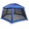Image de vidaXL Tente de piscine avec toit amovible parois en filet bleu azur 512x458cm