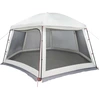 Image de vidaXL Tente pour piscine avec toit amovible parois en filet gris 512x458cm