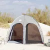 Image de Vidaxl Pool Tent Grey 366 X 305 X 231 Cm Polyester And Fiberglass