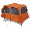 Image de Tente familiale vidaXL avec toit orange et orange 435 x 255 x 216 cm
