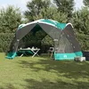 Image de Vidaxl Mosquito Tent With Roof Sea Green 434 X 434 X 230 Cm
