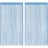 Image de vidaXL Rideaux à fils 2 pcs. Bleu clair 140x250 cm