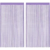 Image de vidaXL Rideaux à fils 2 pcs. violet 100x250 cm