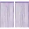 Image de vidaXL Rideaux à fils 2 pcs. violet 140x250 cm