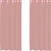 Image de vidaXL Voile Rideaux avec oeillets 2 pcs. Rose 140x225 cm