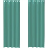 Image de vidaXL Voile Rideaux avec oeillets 2 pcs. Turquoise