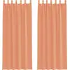 Image de vidaXL Voile Rideaux avec passants 2 pcs. Rouge terracotta 140x260 cm