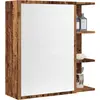 Image de vidaXL Armoire de toilette imitation bois ancien 62,5x20,5x64 cm Bois composite