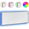 Image de vidaXL Miroir de salle de bain LED gris Sonoma 100x8,5x37 cm Bois composite