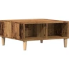 Image de vidaXL Table basse imitation vieux bois 60x60x30 cm Bois composite