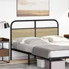 Image de Tête de lit chêne Sonoma 120 cm Acier et bois composite