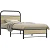 Image de Cadre de lit sans matelas 75x190 cm Chêne Sonoma Matériau dérivé du bois