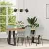 Image de vidaXL Chaises de salle à manger 4 pcs. Gris clair velours
