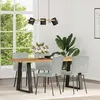 Image de vidaXL Chaises de salle à manger 4 pcs. Gris clair velours