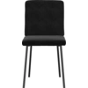 Image de vidaXL Chaise de salle à manger 4 pcs. noir velours
