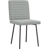 Image de vidaXL Chaises de salle à manger 6 pcs. Gris clair velours