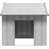 Image de vidaXL Niche pour chiens avec toit 85x107x81 cm Acier galvanisé