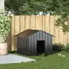 Image de vidaXL Niche pour chiens avec toit 131x101x102 cm Acier galvanisé
