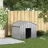 Image de vidaXL Niche pour chiens avec toit 131x101x102 cm Acier galvanisé