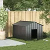 Image de vidaXL Niche pour chiens avec toit 113x153x101 cm Acier galvanisé